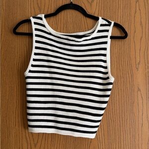 Song of Style Monochrome Striped Tank Top
